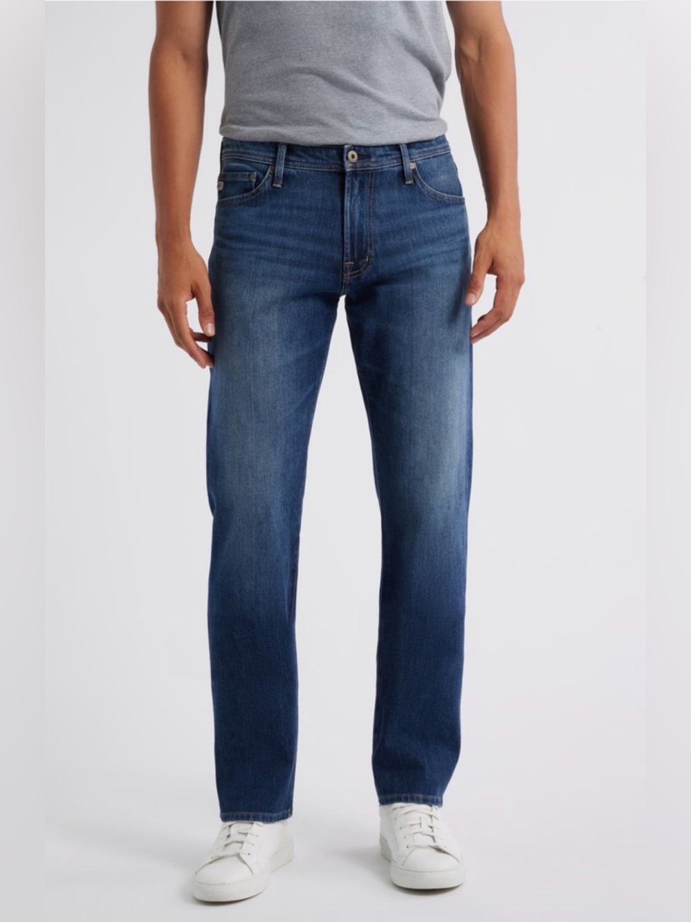AG Graduate Straight Leg Jeans Men 42x34 Dark Wash Denim
